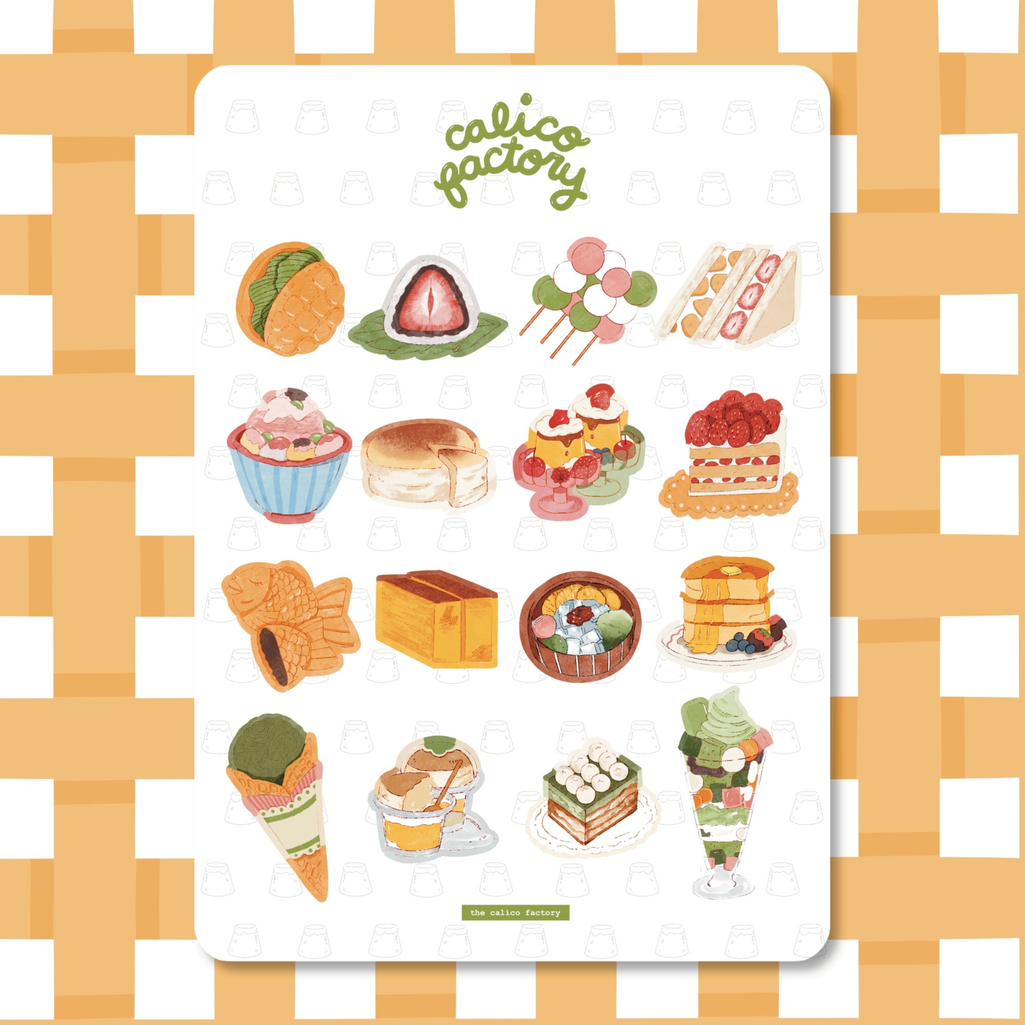 Sticker Sheet - Japanese Sweets product image 1