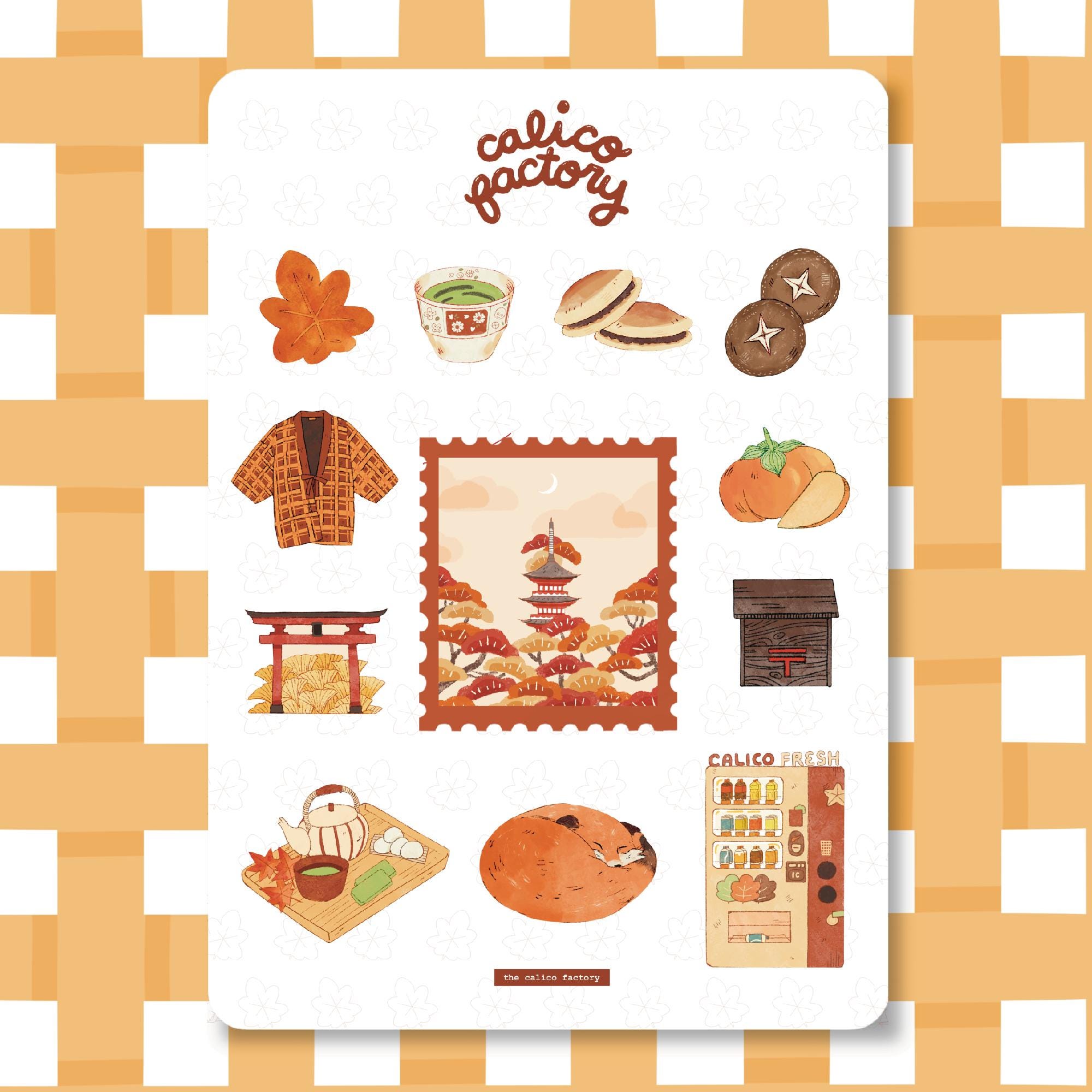 Sticker Sheet - Japan Autumn Memory product image 1