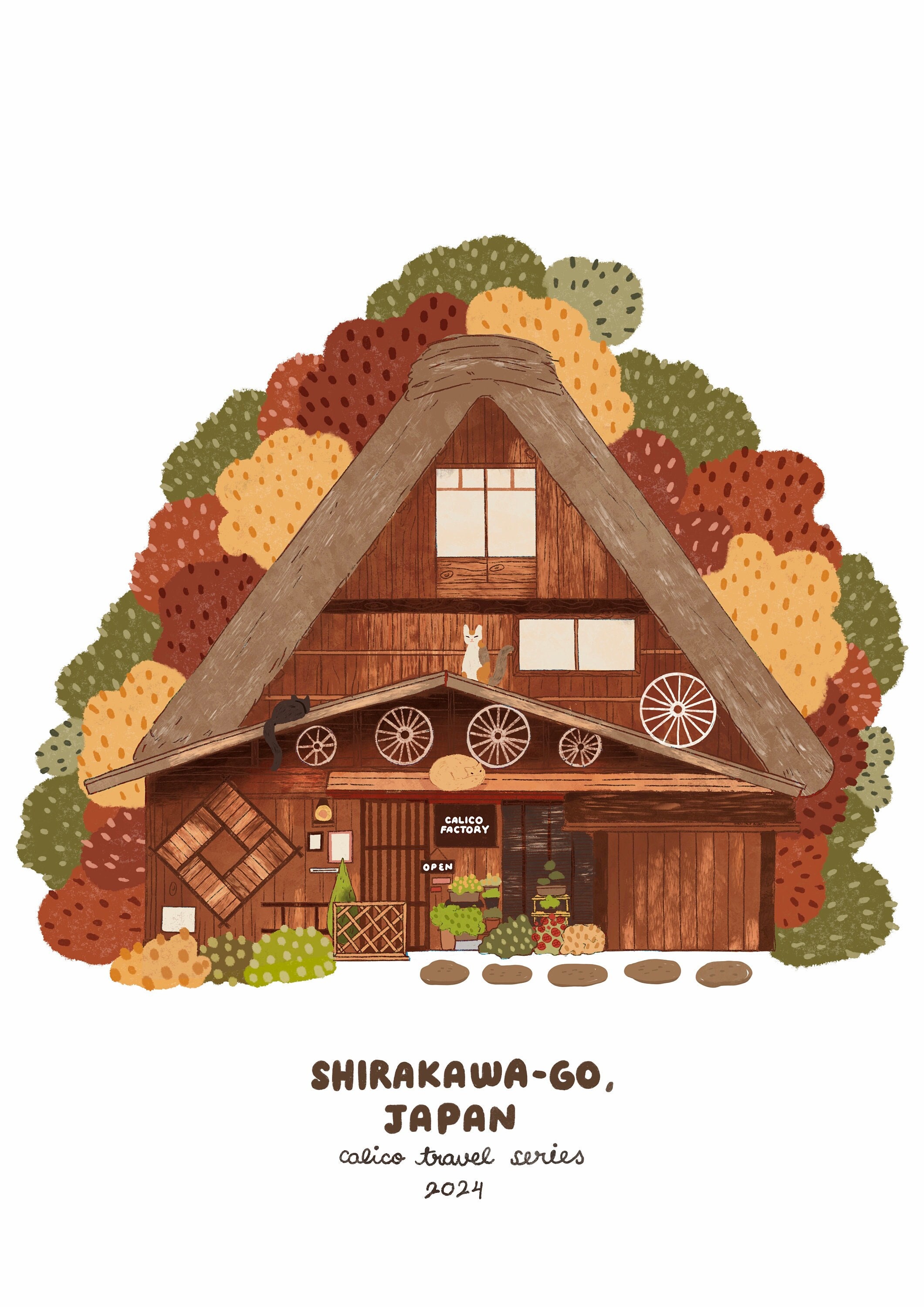 Shirakawa-Go Memory Print product image 1