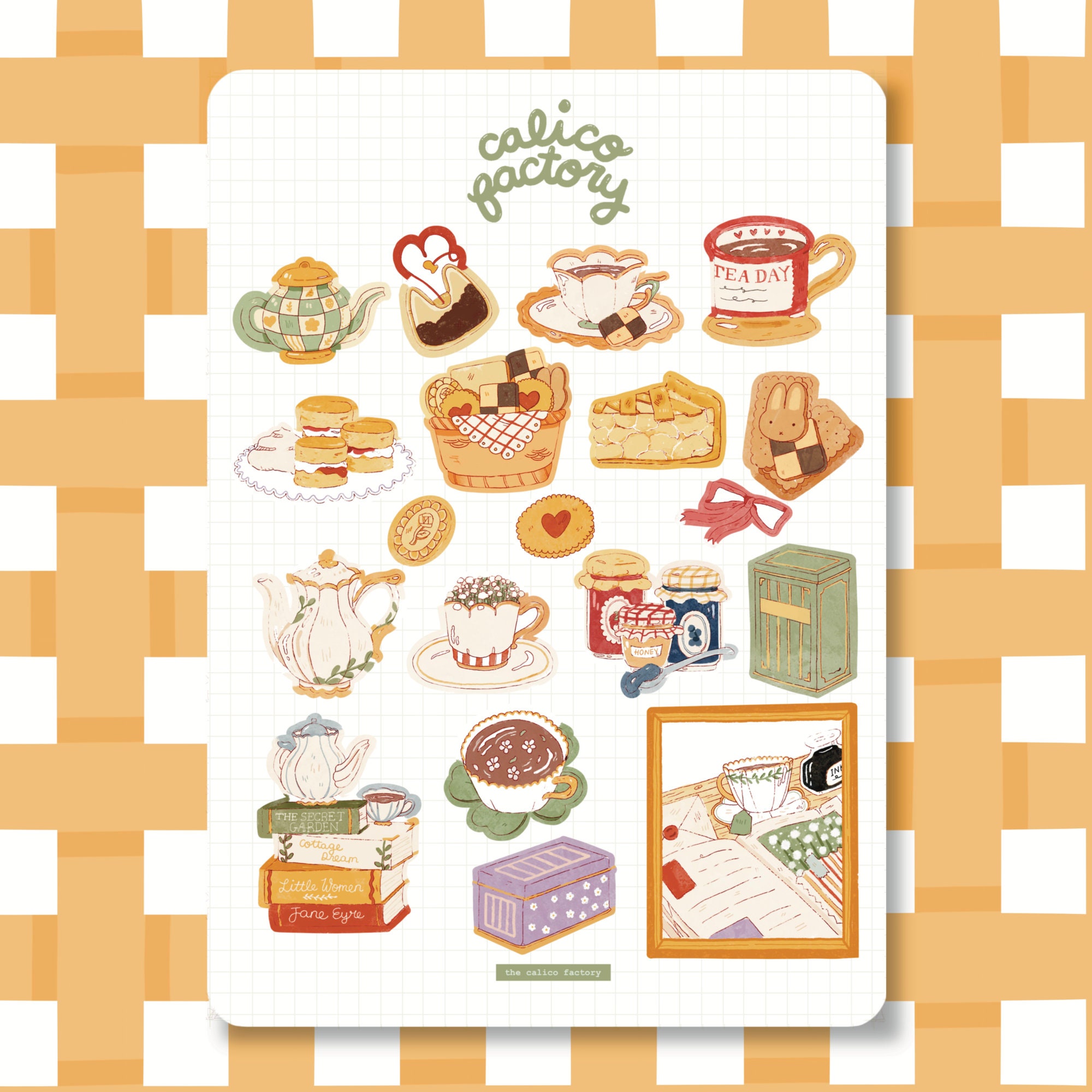 Sticker Sheet - Tea Time product image 1