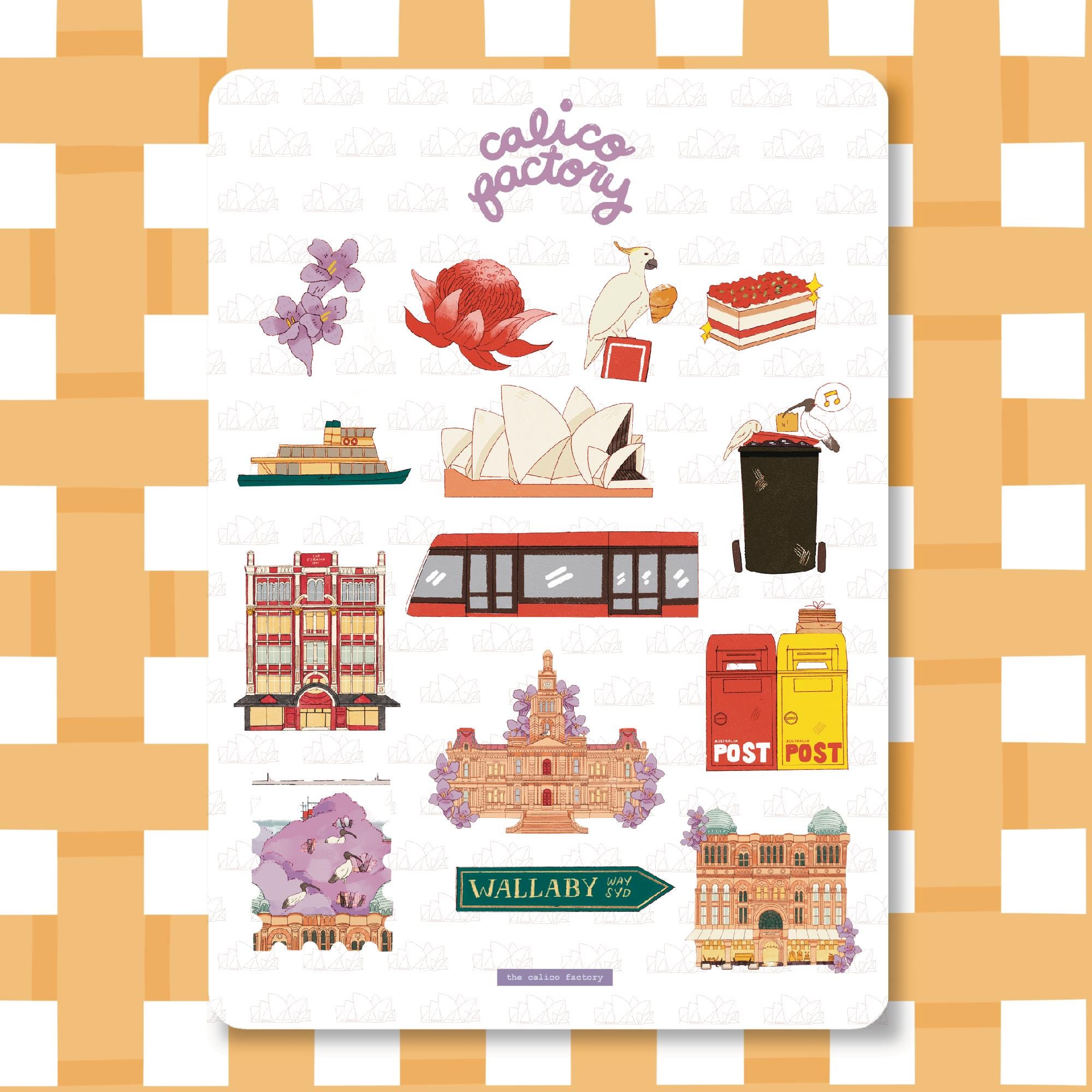 Sticker Sheet - Travel to Sydney, Australia product image 1