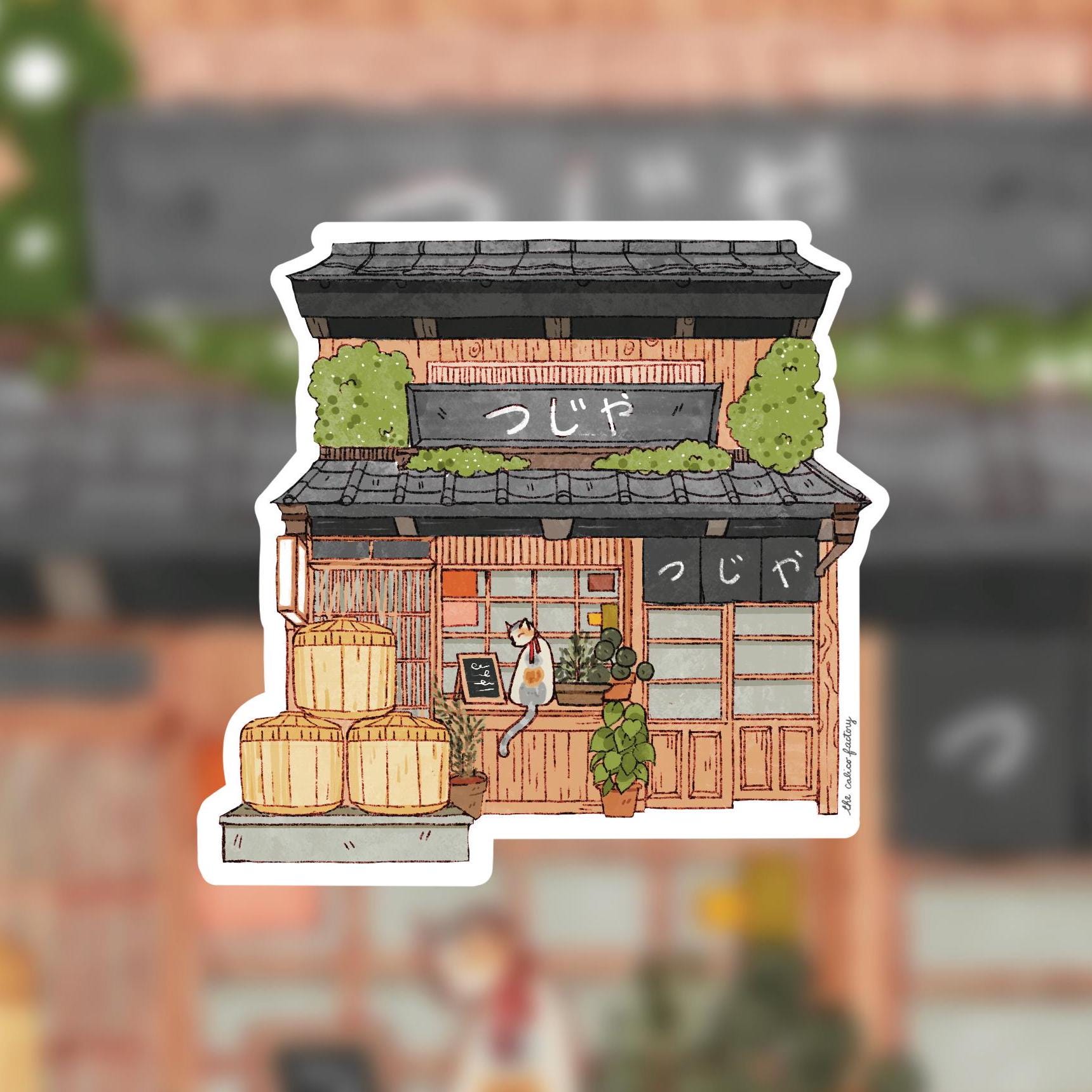 Japan Storefront Sticker, Vinyl Stickers, Japan Stickers, Laptop Stickers, Shopfront Stickers product image 1