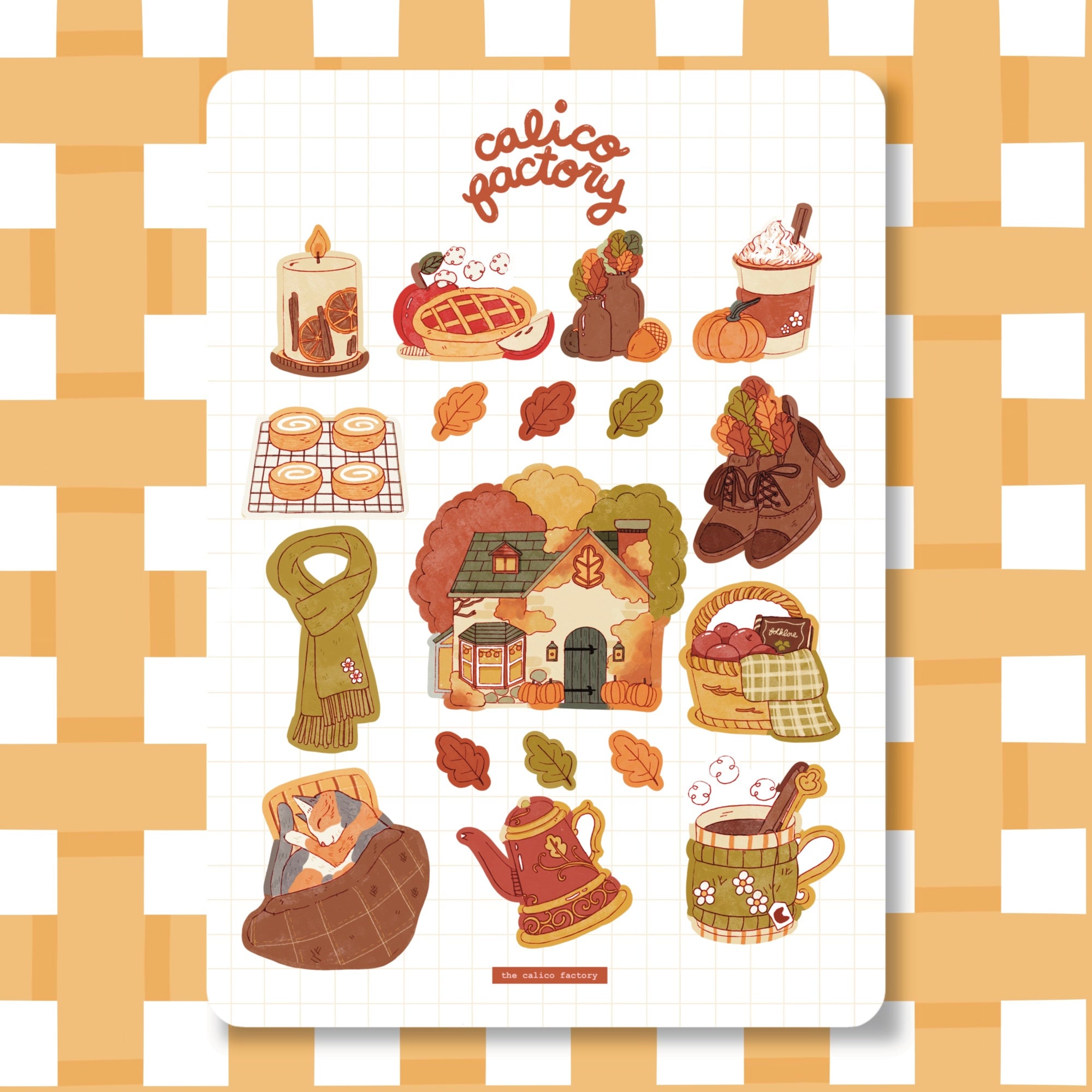 Sticker Sheet - Autumn Haze product image 1